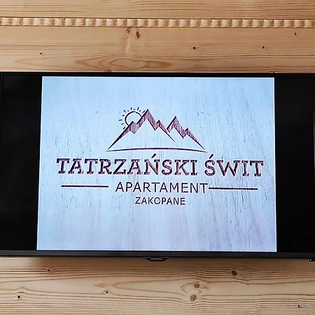 Tatrzanski Swit 40m2 Z Tarasem-20m2, Garazem Podziemnym, Grota Solna